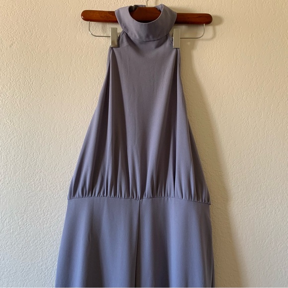 NWT Lulus Moment For Life Halter Jumpsuit Lavender Sz Medium - Picture 5 of 10